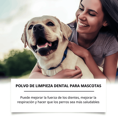 Polvo Dental Natural para mascotas